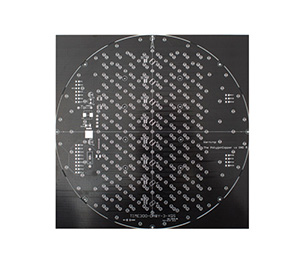 2 layers lead-free tin spray matte black oil PCB board